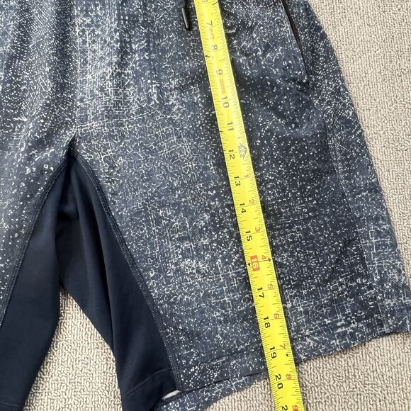 Lululemon Shorts Adult Medium Blue Active Casual Outdoor Fitness Athleisure Mens - Picture 11 of 14